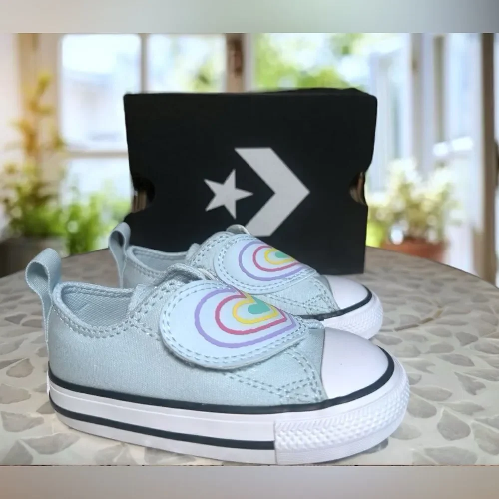 Converse Chuck Taylor All Star CTAS Toddler Baby One Strap Sneakers Shoes